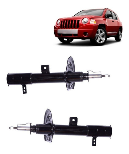 Par Amortiguadores Delanteros Para Jeep Compass 2.4 2012-17