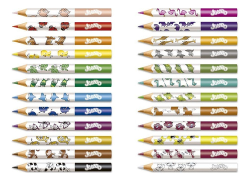 Lápis De Cor 24 Cores Jumbo - Faber-castell