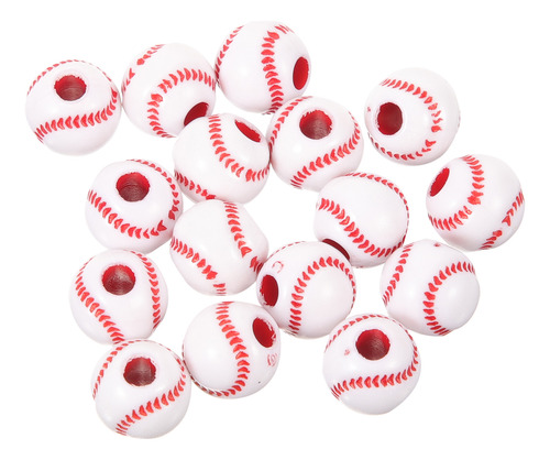 Abalorios De Béisbol Para Hacer Joyas, 50 Unidades