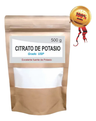 Potasio 500g Alta Calidad Alimt - g a $59