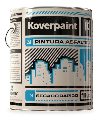 Pintura Asfaltica Koverpaint X 18 Lts