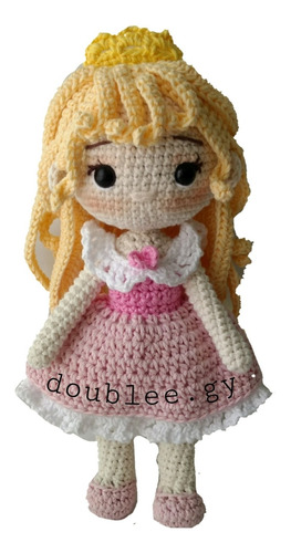 Aurora Amigurumi Tejido A Crochet (27 Cm)