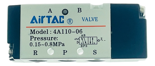 Valvula Direccional Neumatica Pilotada 5/2  Airtac  4a110-06