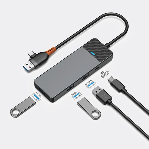 Wiwu Linker Hub Usb 4 En 1 Usb 3.0 Tipo-c A431c