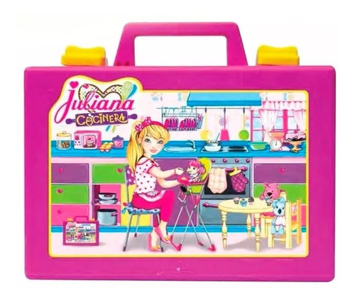 Imagen 1 de 3 de Valija Juliana Cocinera Varios Accesorios Tiendamibebe