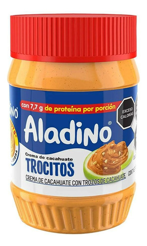 Crema De Cacahuate Aladino Crunchy 425g