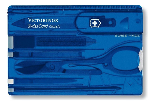 Swisscard Classic Victorinox Azul Transparent - Electromundo