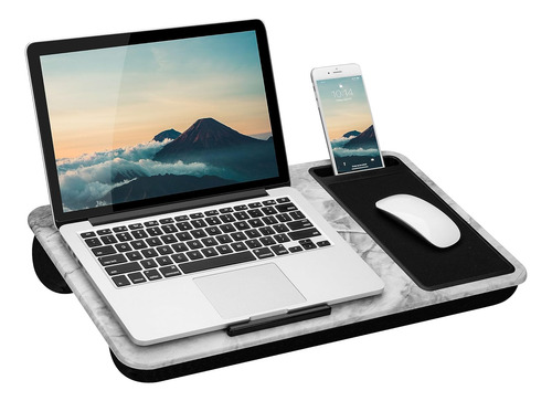 Escritorio Portatil Lapgear Home Office Con Repisa Para D...