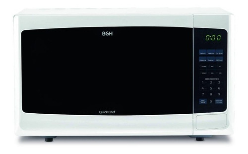 Microondas Bgh Quick Chef Digital B120db9 Blanco 20l 700w