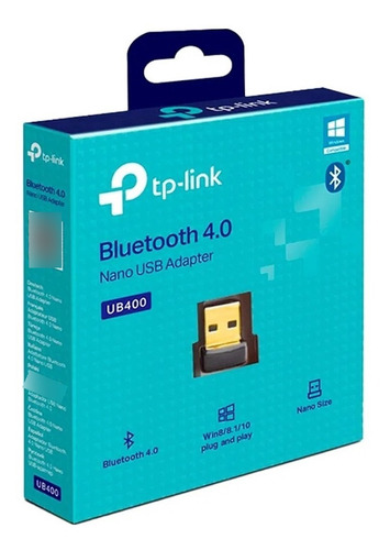 Adaptador Bluetooth Tp-link Usb Nano Ub400 Compatible Win11