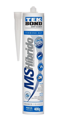 Cola Adesivo Ms Hibrido Branco 400g Tekbond