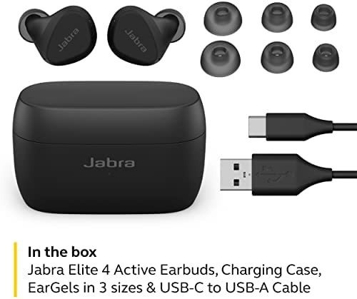 Imagen 6 de 6 de Jabra Elite 4 Active In-ear Bluetooth Earbuds: Verdaderos 4