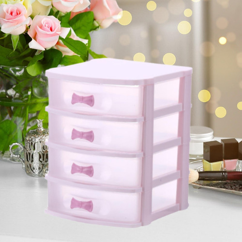 Mini Organizador De Cajones Para Caja De Pink 4 Nivel