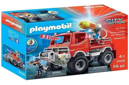 Juego Camión Todoterreno Playmobil 9466 City Action Edad 4+