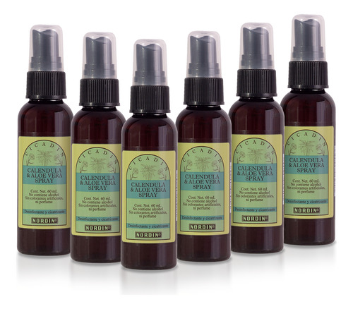 Cicadin Solución Spray De 60 Ml 6 Piezas