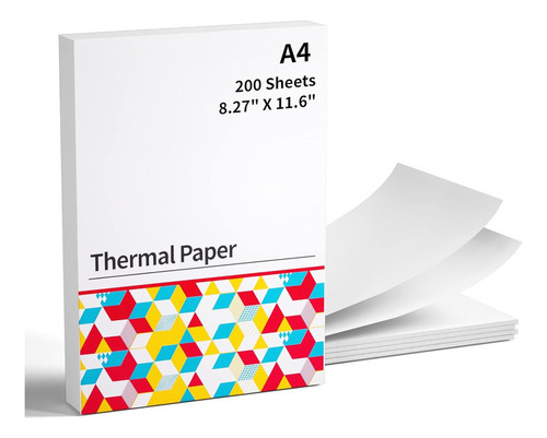 Phomemo M08f Papel Para Impresora Térmica, 200 Hojas