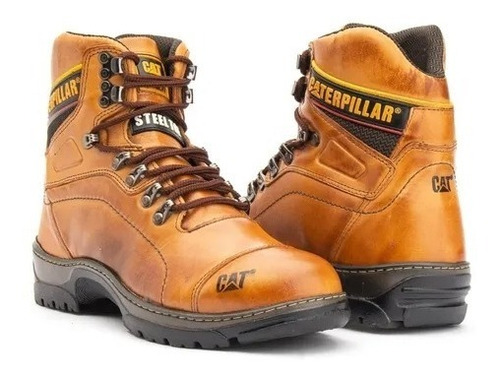 Imagem 3 de 3 de Botina Caterpillar 2061 Coturno Avelã