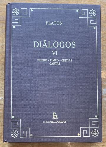 Dialogos Vi - Platon - Gredos Biblioteca Clasica