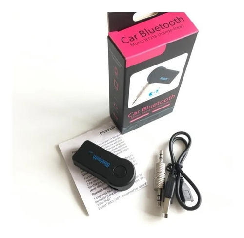 Imagen 3 de 4 de Receptor De Audio Bluetooth Adaptador Auto Pendrive