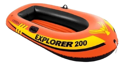 Bote Explorer 200 Intex Inflable Con Bomba Y Remos
