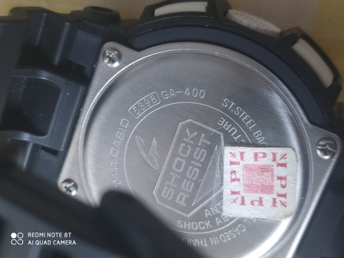 Relógio Casio 100% Original G-shock Ga-400-7adr Preto