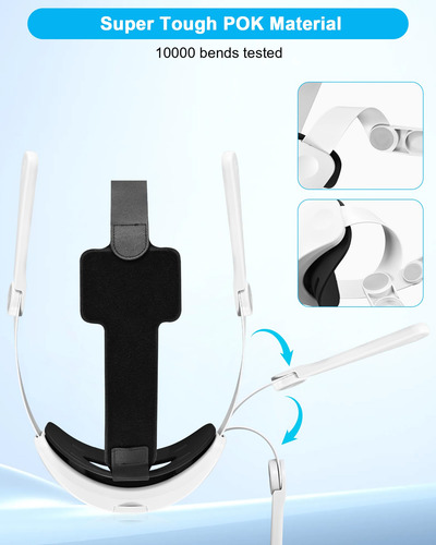 Correa Ajustable Para Cabeza Compatible Con Oculus Quest 2 V