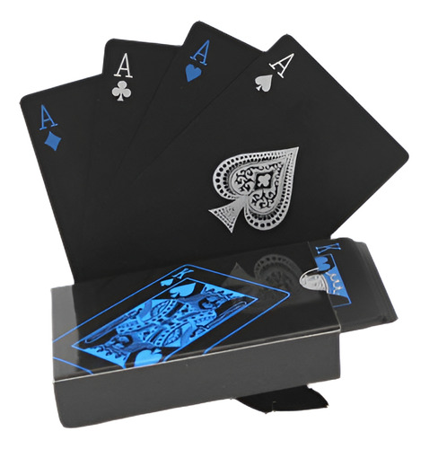 Cartas Magia Impermeable Mesa Juego Poker Pvc Alta Calidad
