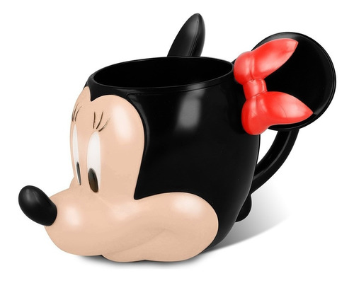 Taza Infantil Minnie Mouse 3d 260ml Disney Jarro Vaso