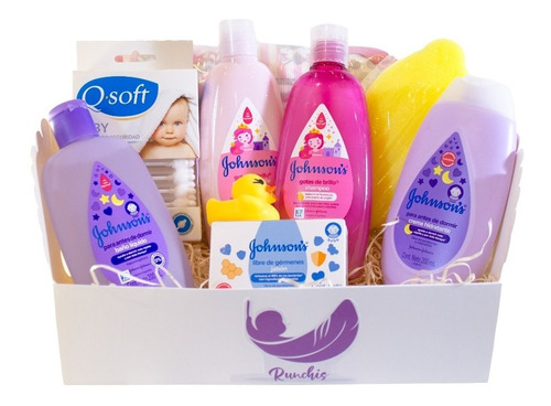 Box De Higiene Bebe Ajuar Kit Baño Regalo Ideal Babyshower