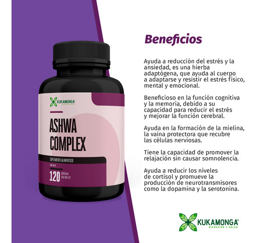 Fórmula De 120 Cáps Complex Para Calma Y Descanso Nocturno Sin Sabor