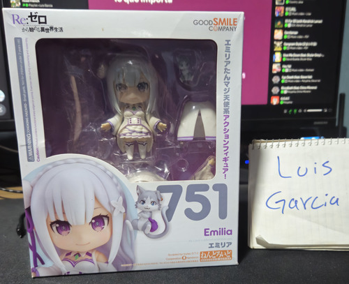 Nendoroid Eren, Mikasa, Armin, Emilia, Ram, Rem, Saitama (Usado)