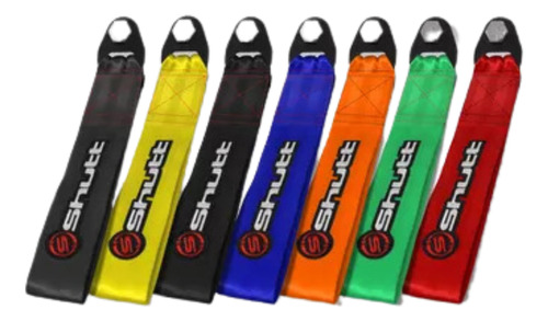 Tow Strap Hook Racing Cinta Reboque Engate Laranja Shutt Cor Vermelho