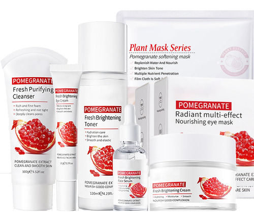 Rosarden Vitamina C Completa Facial Care Kit, 5-en-1 Bcw5b