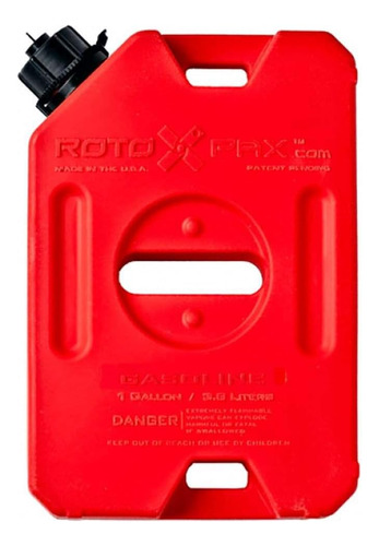 Paquete De Gasolina Rx-1.75g, Capacidad De 1.75 Galones, Roj