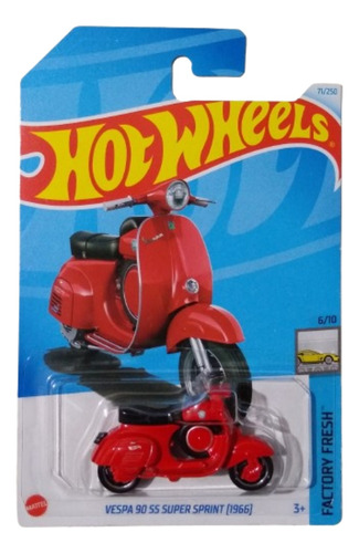 Hot Wheels Moto Vespa 90 Ss Super Sprint 1966