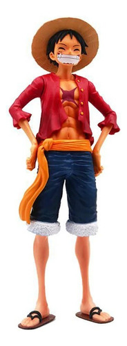 Figura One Piece Monkey D Luffy Sonrisa 28 Cms Con Caja