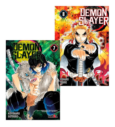 Imagen 2 de 6 de Manga Demon Slayer Kimetsu No Yaiba 3 Tomos Elige Tu Tomo Sk