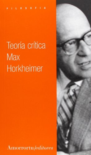 Libro Teoria Critica De Horkheimer Max Amorrortu