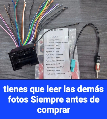 Contra Arnes Y Adaptador De Antena Estereo Sonic 2012 2016