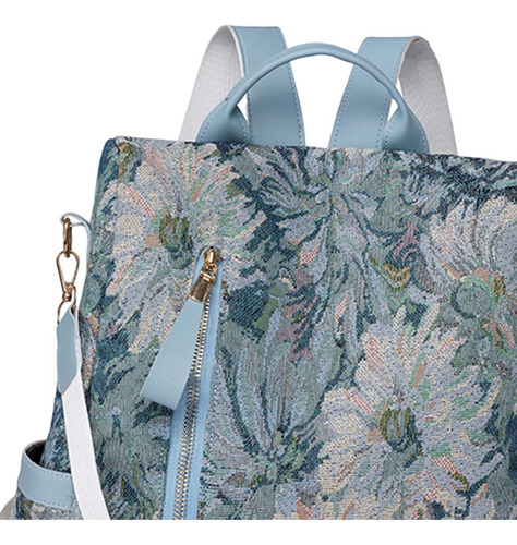 Wang Mochila De Mujer Con Cremalleras Suaves Para Viajes,