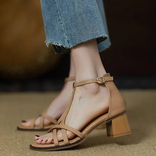 Sandalias Romanas, Zapatos De Verano De Tacones Altos Para M