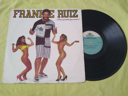 Frankie Ruiz Más Grande Que Nunca Lp Vinilo 1989 Rodven Col