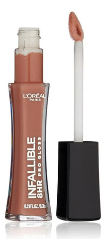L'oréal Paris Infallible 8hr Gloss 815 Barely Nude Labial 815 Barely Nude