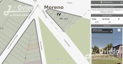 Terreno En Colectora Sur De Acceso Oeste Km41