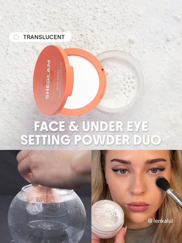Sheglam Insta-ready Polvos Fijadores Rostro Y Ojos