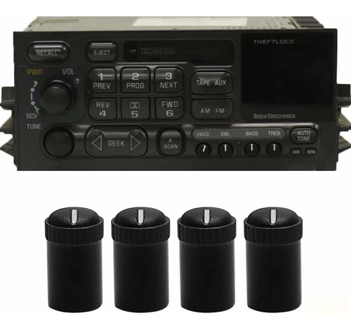 Pomos De Control Para Altavoces De Radio De Equipo Original 