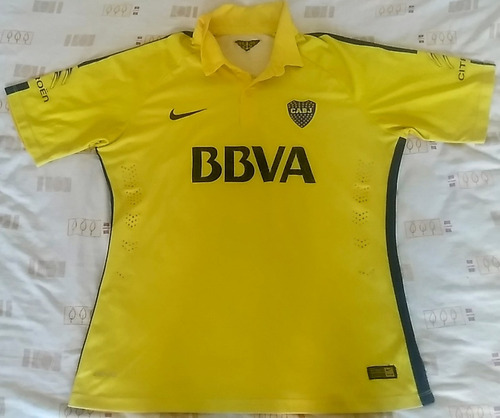 Camiseta De Boca Nike Bbva 2014/2015 (Usado)