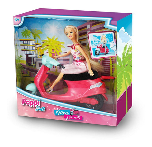 Muñeca Kiara Con Moto Ploppy 381456