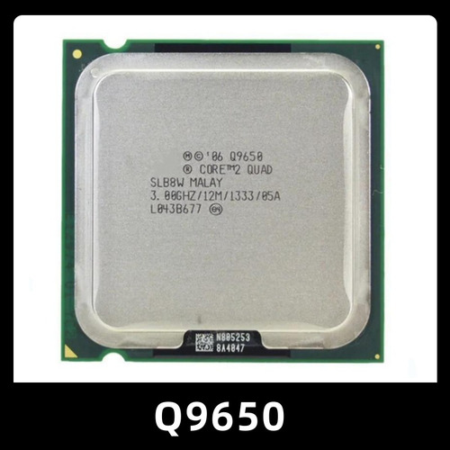 Procesador Intel Core 2 Quad Q9650 Slb8w, 3,0 Ghz, 12 Mb