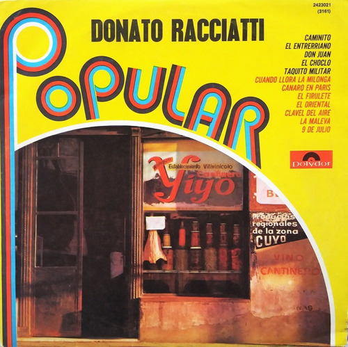 Donato Racciatti - Donato Racciatti Lp 